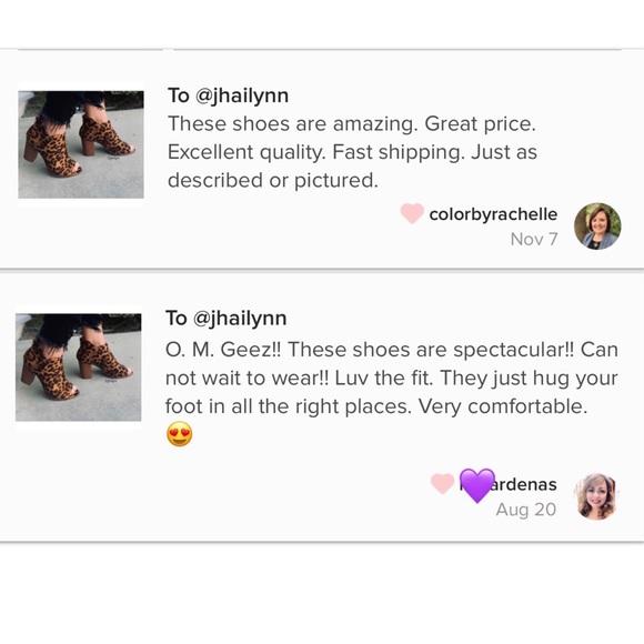 2x HP 💫 Leopard peep toe booties - Picture 8 of 9